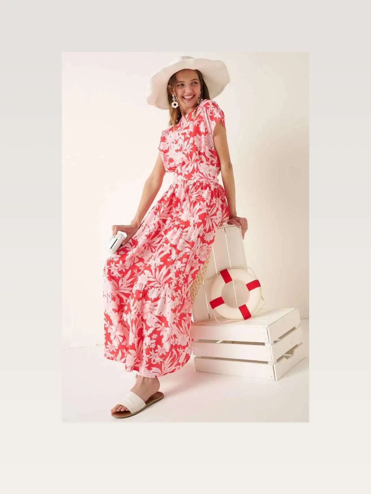 Tropical Print Top and Skirt Set — styled showcase — Livostyle