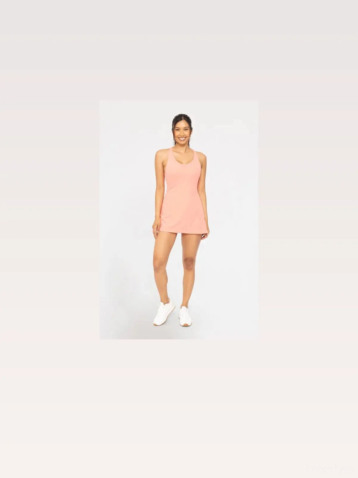 Twist Racerback Fit-and-Flare Dress — styled showcase — Livostyle