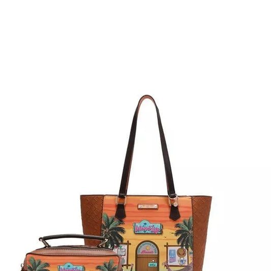 Sun and Sand 3 Piece Bag Set — square view — Livostyle