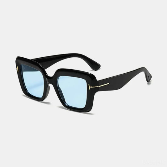 Polycarbonate Frame Square Sunglasses — square view — Livostyle