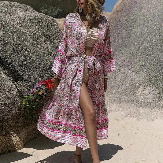 Printed Open Front Cover Up — square view — Livostyle