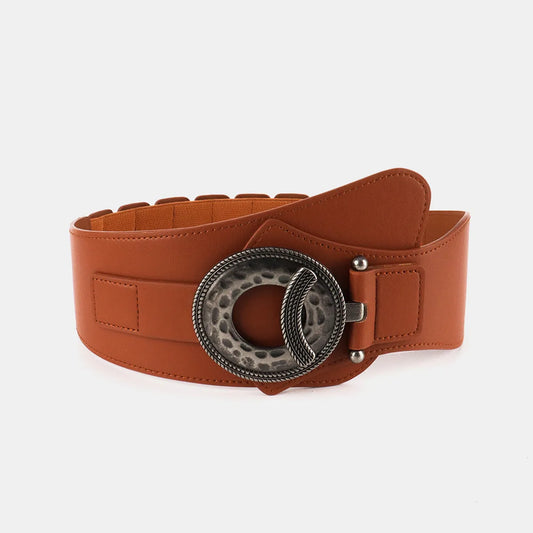 Retro Elastic Wide Belt — square view — Livostyle