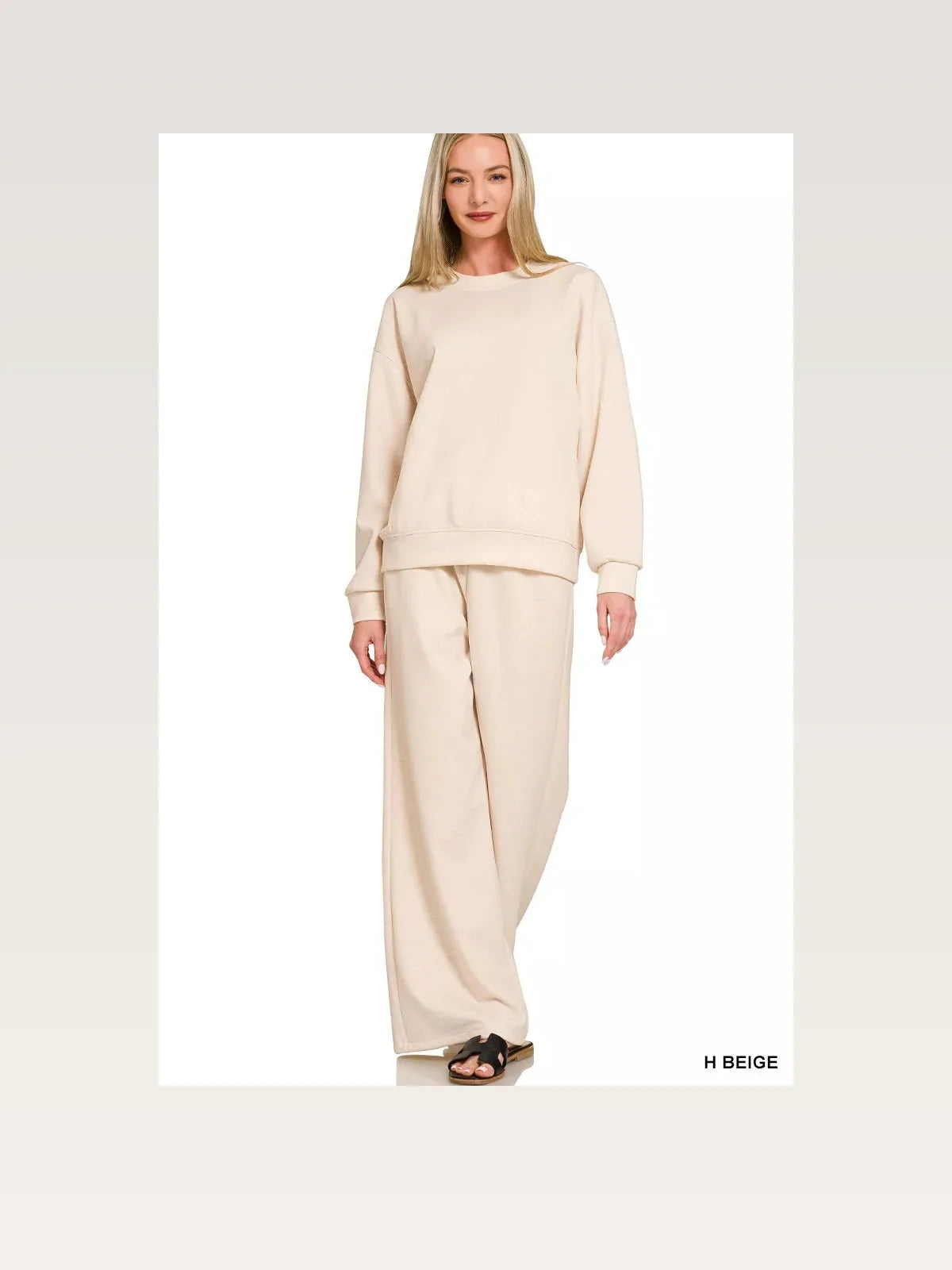 Scuba Crewneck Pullover and Pants Set — styled showcase — Livostyle