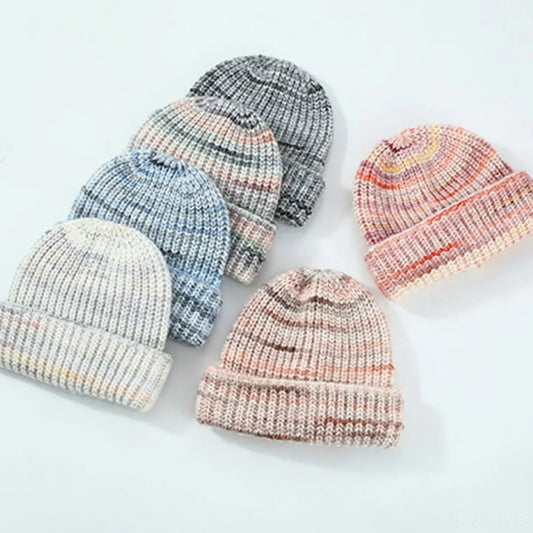 Thermal Contrast Knit Hat — square view — Livostyle