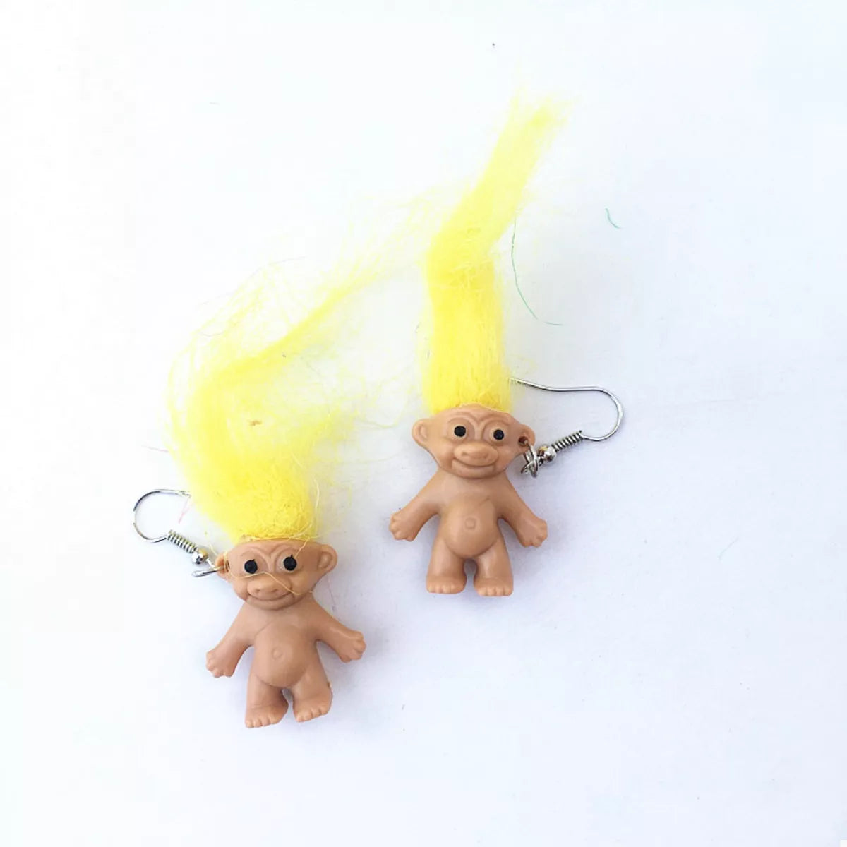 Whimsical Troll Doll Dangle Earrings — Livostyle