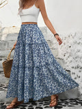 Tiered Floral Maxi Skirt — Livostyle