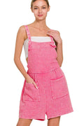 Woven Double Gauze Acid Washed Romper — Livostyle