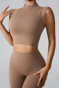Mock Neck Active Tank — Livostyle
