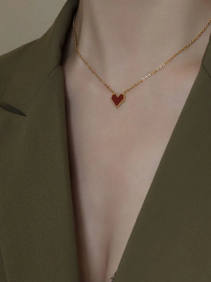 Titanium Steel Heart Necklace — Livostyle