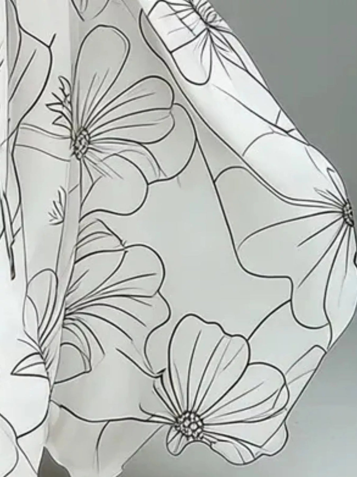 Halter Neck Printed Flowy Maxi Dress with Ruched Detail – photo 3