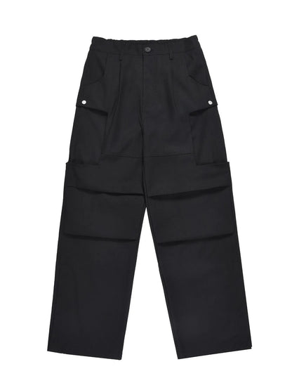 Men's Wide Leg Cargo Pants with Multi Pockets — Livostyle