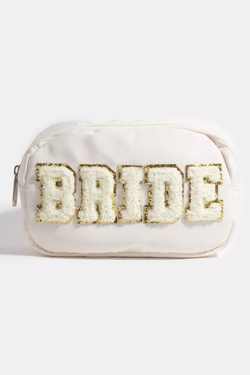Fuzzy Glitter Bride Crossbody Bag — Livostyle