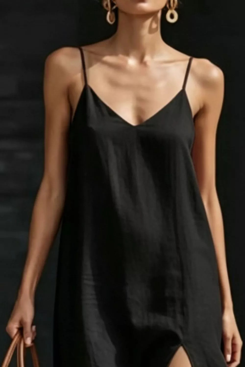 Slit V-Neck Maxi Dress – photo 8