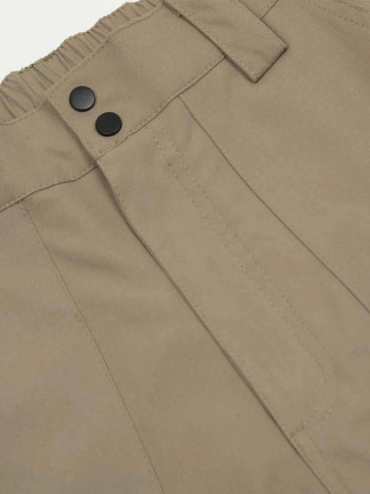 Men's Straight Cargo Pants with Multi Pockets