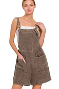 Woven Double Gauze Acid Washed Romper — Livostyle
