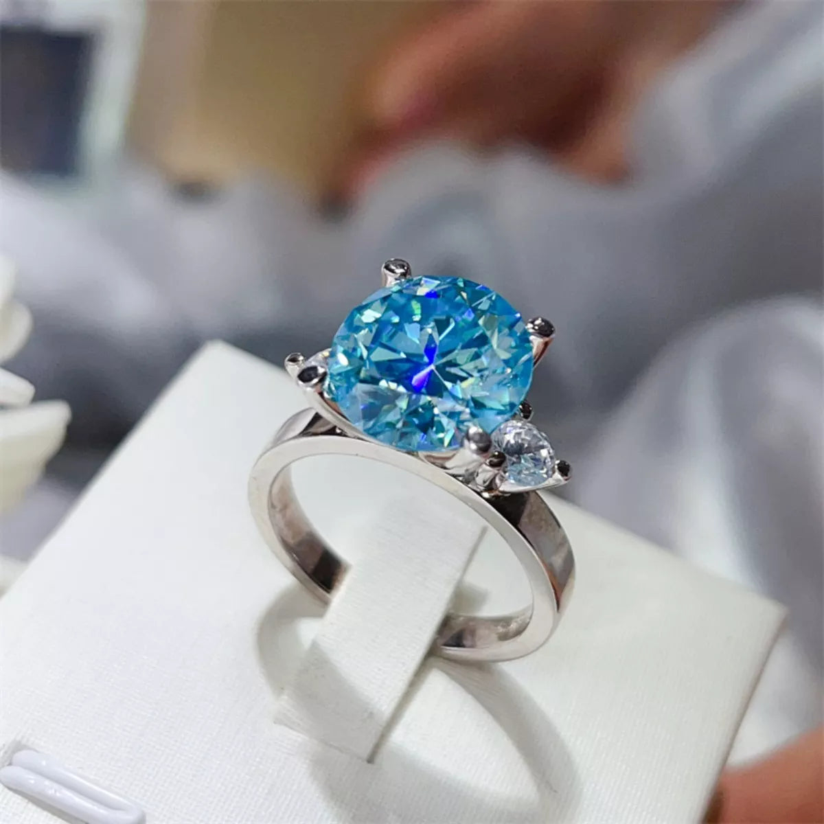 5 Carat Moissanite 925 Sterling Silver Ring — Livostyle