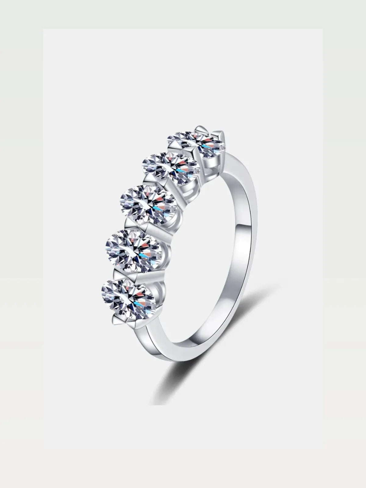 2.5 Carat Moissanite 925 Sterling Silver Ring — styled showcase — Livostyle