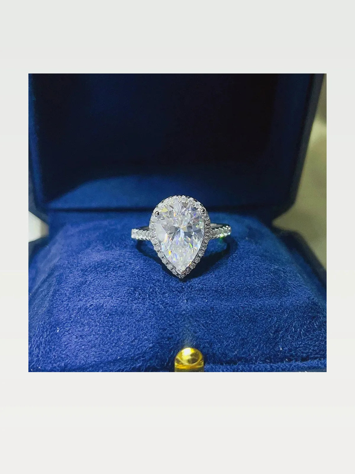 2 Carat Moissanite 925 Sterling Silver Ring — styled showcase — Livostyle