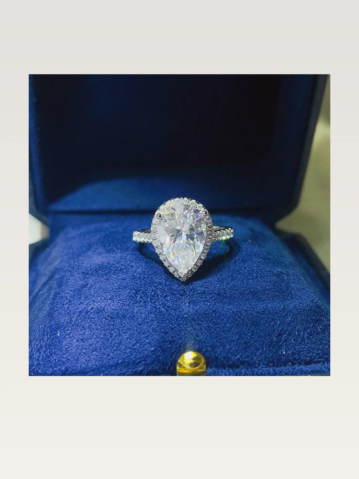 2 Carat Moissanite 925 Sterling Silver Ring — styled showcase — Livostyle