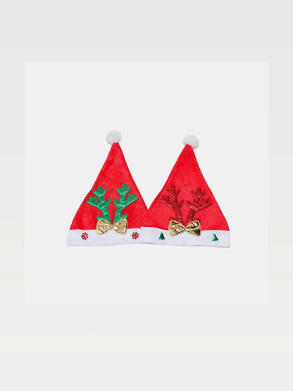 2 Piece Antler Christmas Hat with pompom — styled showcase — Livostyle