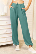 Soft Rayon Drawstring Waist Pants with Pockets — Livostyle