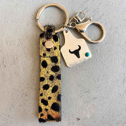 Genuine Leather Alloy Keychain — Livostyle