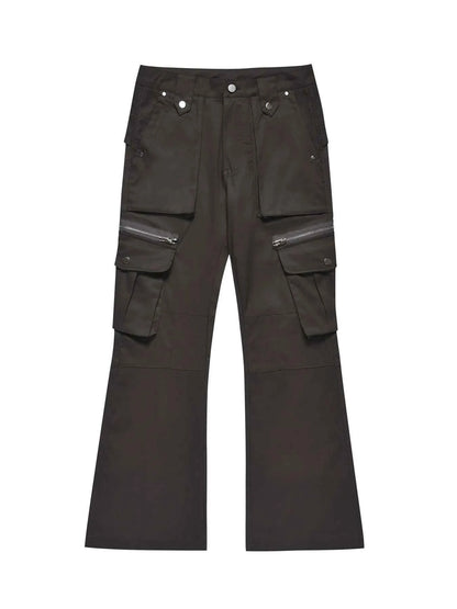 Men's Multi-Pocket Flared Cargo Pants — Livostyle