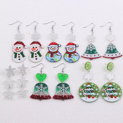 Christmas Theme Drop Earrings — Livostyle