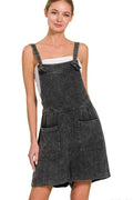 Woven Double Gauze Acid Washed Romper — Livostyle