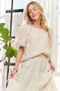 Chic Puff Sleeves Knit Top in Solid Color — Livostyle