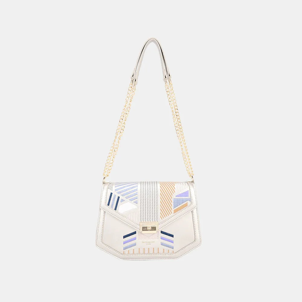 Geometric Print Crossbody Bag — Livostyle