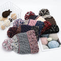 Contrast Thermal Hat with Pompom — Livostyle