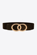 Zinc Alloy Buckle Elastic PU Belt — Livostyle