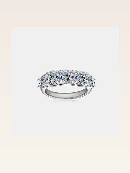 3.6 Carat Moissanite 925 Sterling Silver Ring — styled showcase — Livostyle