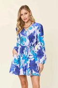 Floral Long Sleeve Romper with Pockets — Livostyle
