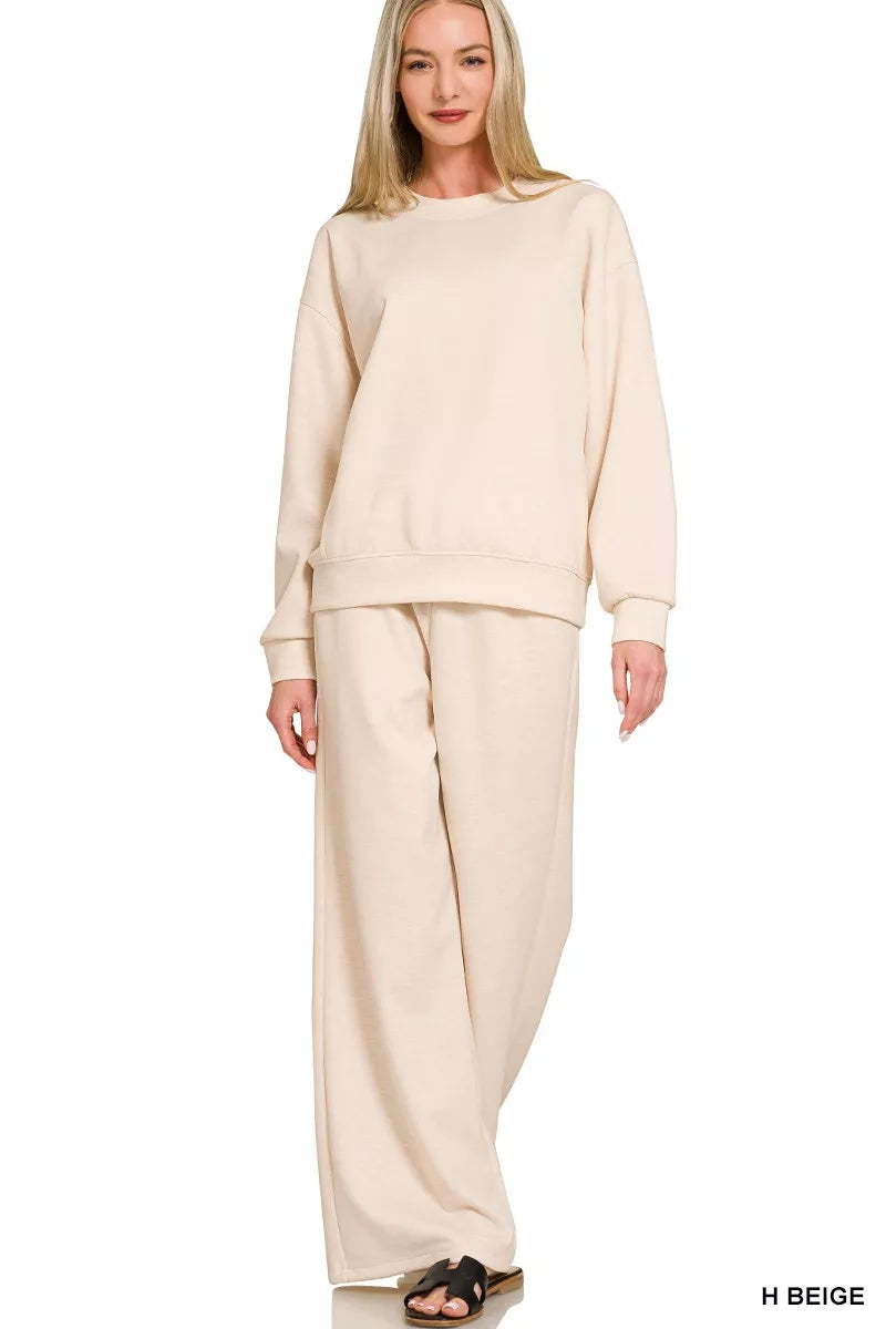 Scuba Crewneck Pullover and Pants Set — Livostyle