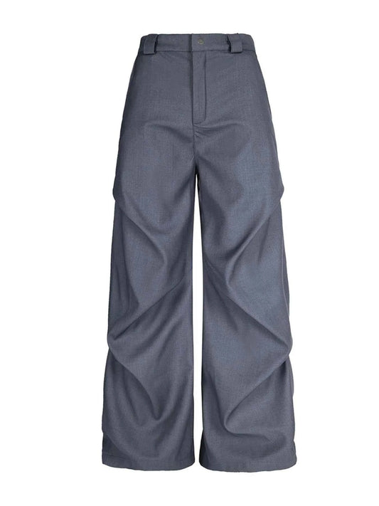 Men's Wide Leg High Waist Pants