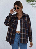 Plaid Button-Up Long Sleeve Shirt — Livostyle