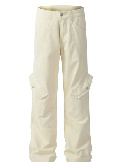 Men's Cargo Straight Pants with Multi Pockets — Livostyle