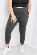 Pocketed High Waist Active Pants — Livostyle