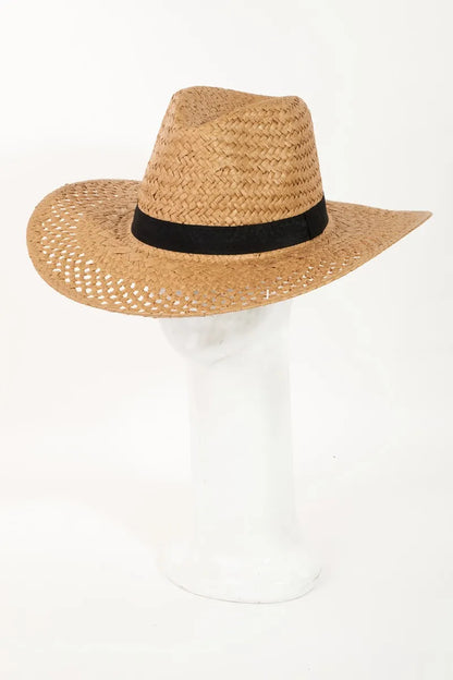 Basket Weave Straw Sun Hat — Livostyle