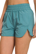 Windbreaker Smocked Waistband Running Shorts — Livostyle