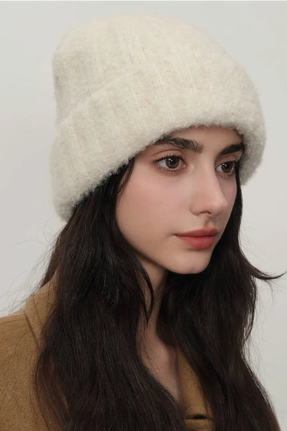 Solid Color Thermal Knit Hat — Livostyle