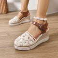 Round Toe Wedge Sandals — Livostyle
