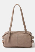 Multi Grommet Belt Strap Rustic Rectangular Hand Bag — Livostyle