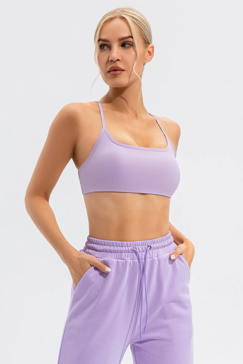 Crisscross Spaghetti Strap Active Cami — Livostyle