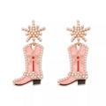 Cowgirl Boot Dangle Earrings — Livostyle