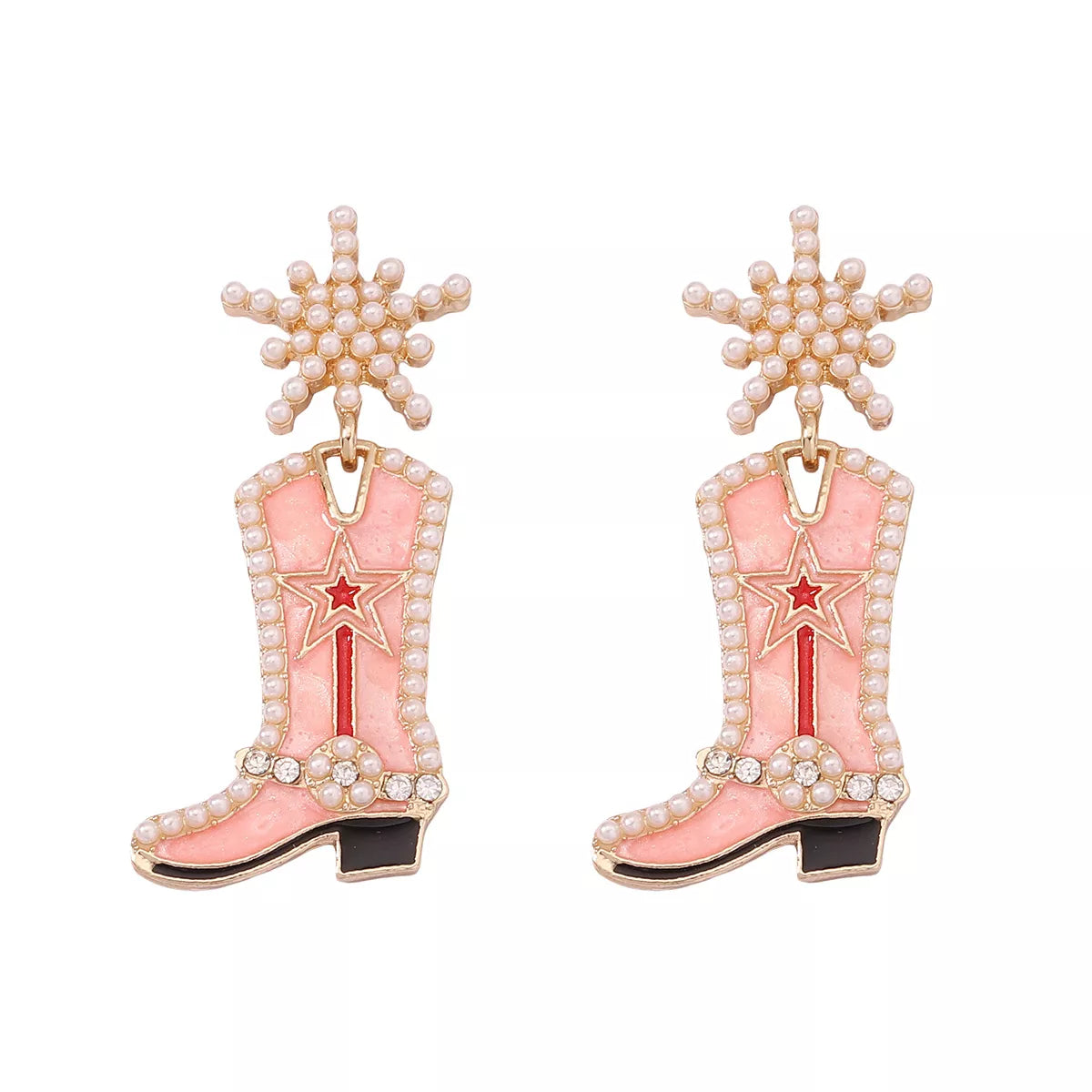 Cowgirl Boot Dangle Earrings — Livostyle