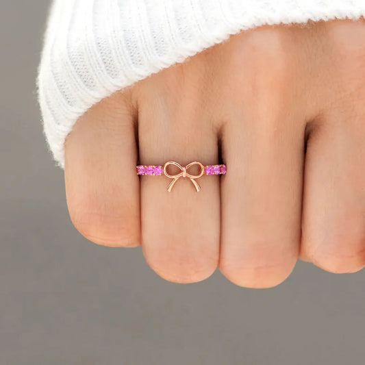 925 Sterling Silver Bow Ring — Livostyle