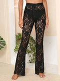 Lace High Waist Swim Pants — Livostyle